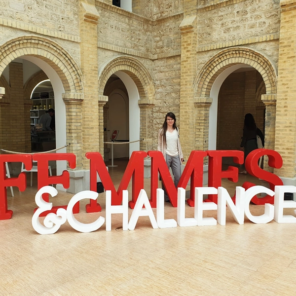 Aurélie Haugeard at the Femmes Challenges awards in Normandy